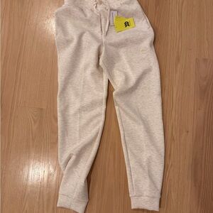 Women’s Heather Cream Jogger Bottoms - Soft Fleece Sweatpants
